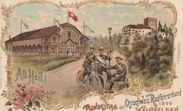 AK  Bundestag d. Ostschweiz Radfahrerbund 1899 Weinfelden
