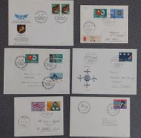 Suisse, 11 enveloppes, oblitération spécial Aérophilatélie