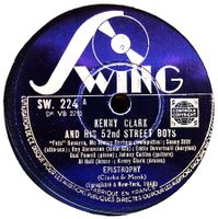 Jazz-Album mit 12 Schellackplatten vom Label SWING