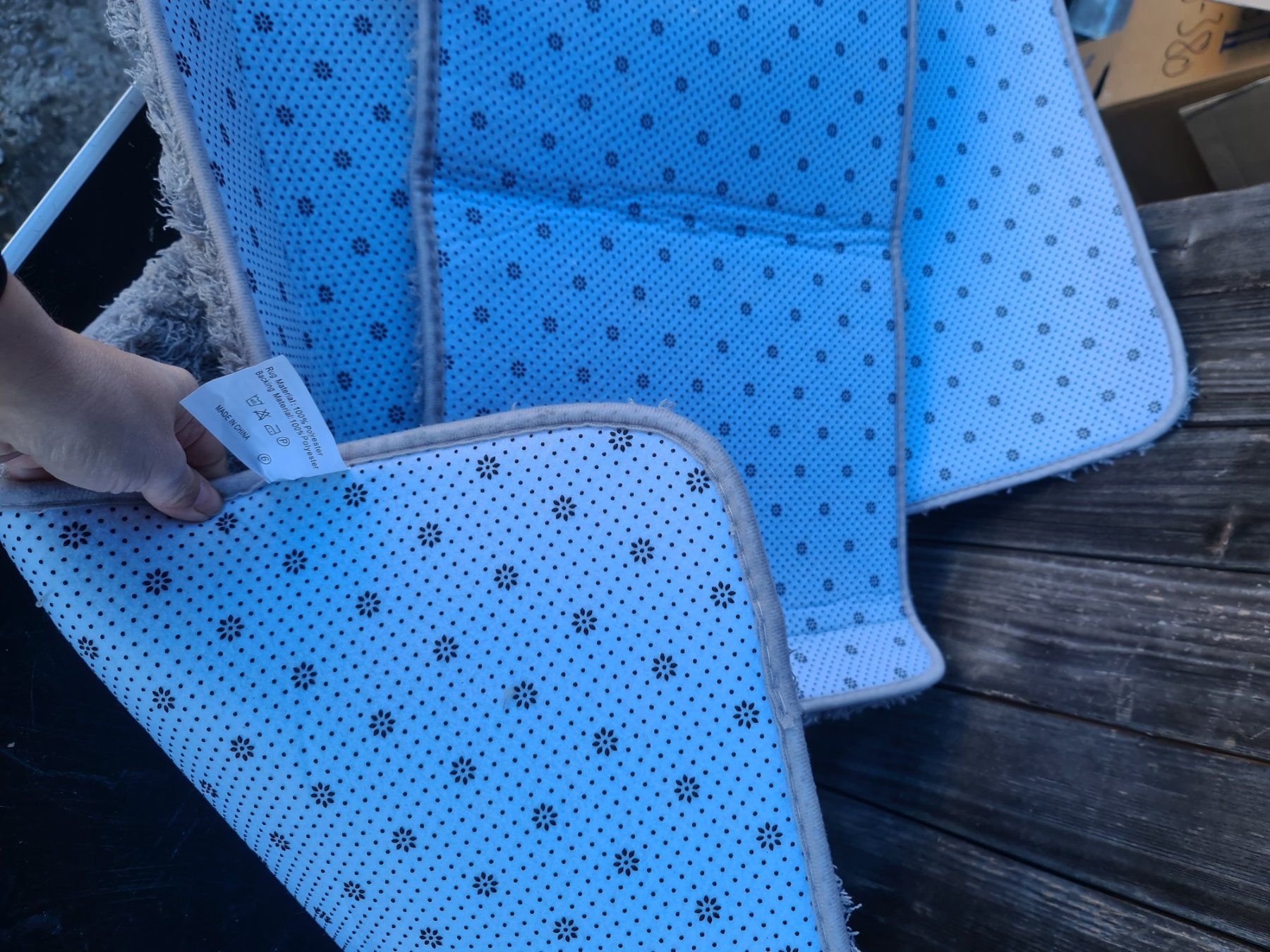 Bodenmatten: Badematten Set 3-teilig grau Polyester  neu – Neu und originalverpackt aus Niederlenz von DaveDasWahnsinn 3