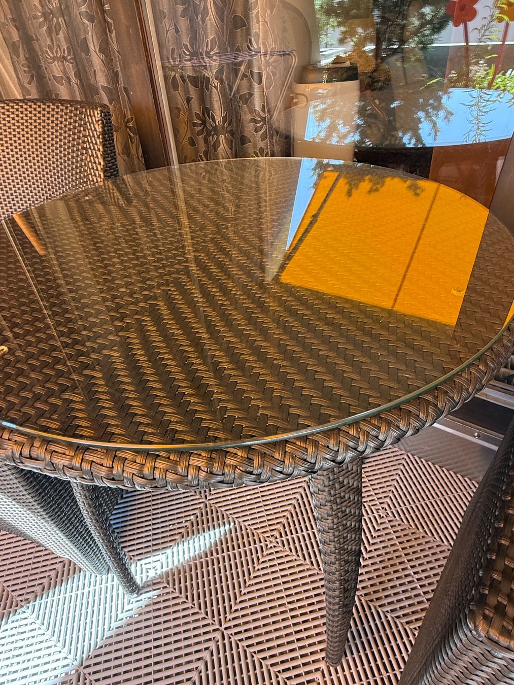 Dedon Tischset: Garten-/Balkontischchen mit 2 Fauteuils – Gebraucht aus Geuensee von awacjanssen 1