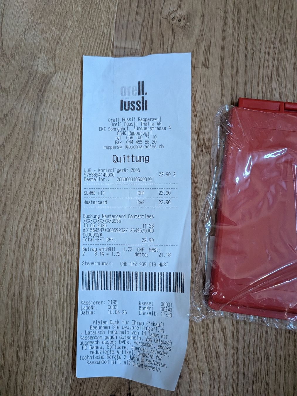 Spiele: LÜK Kontrollgerät – Neu und originalverpackt aus Eschenbach SG von SanFranciscoCalifornia 1