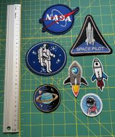 Lot de 7 patch thermocollants sur le thème de l'espace/NASA