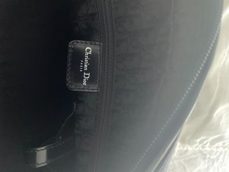 Vintage: Christian Dior Gambler Bowlingbag schwarz-silber