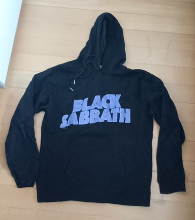 BLACK SABBATH Hoodie XL Black