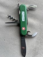 Taschenmesser Wenger grün mit Aufdruck