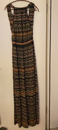 Never Worn Missoni Lurex Maxi Dress Open Back Authentic EU42