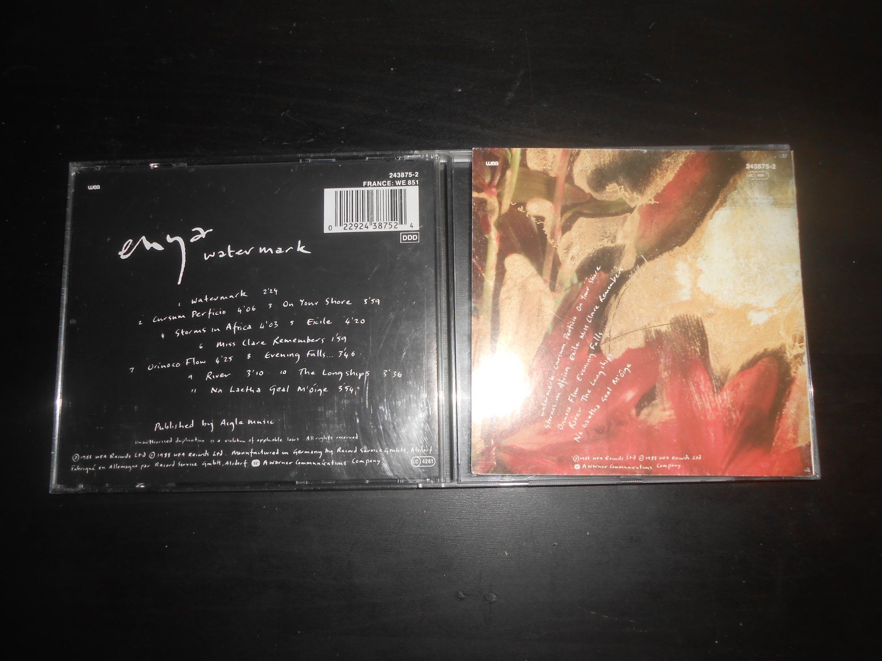 CD: Enya – Watermark / 1988 – Usato da Aarberg venduto da witchhunter01 1