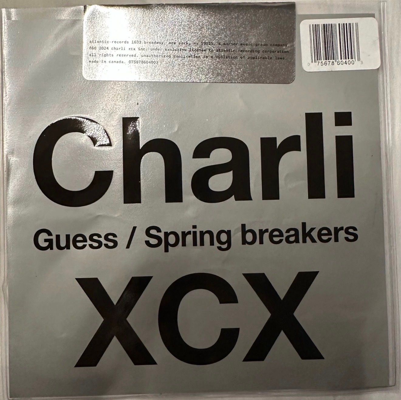 Dischi in vinile: Charli XCX spring breakers/Guess Vinyl EP usa Import – Nuovo e nell'imballaggio originale da Küssnacht am Rigi venduto da mat_v96j 1