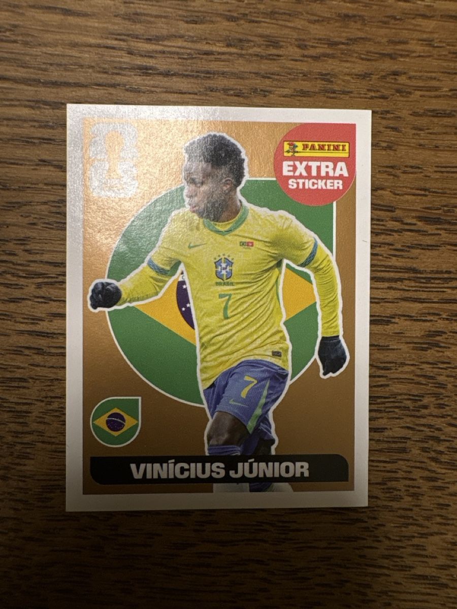 Panini Cartes à collectionner: Extra Sticker Vinicius Junior Panini WM 2026 – Neuf (Voir description) à Basel par luc_fg5y