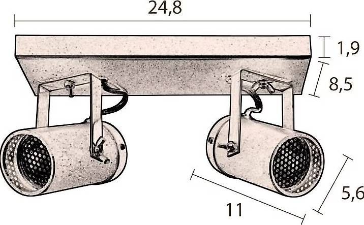 Lampadari & plafoniere: Dutchbone Doppel-Spot Decken- & Wandleuchte | dimmbar – Usato da Zürich venduto da FFidan 3