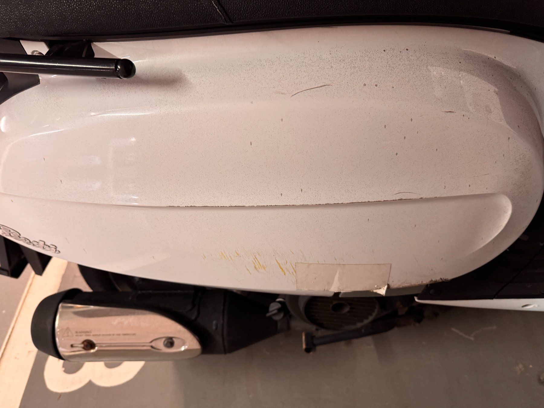 Daelim Scooter: Scooter 125 blanc usagé, idéal pour export/bricoleur – Usato da Lausanne venduto da and_tn9n 6