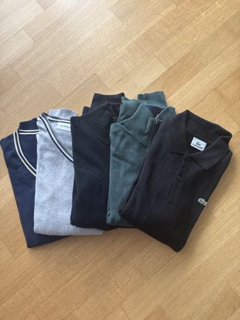 LACOSTE Pullover Polo 5er Set Herren Grösse 3/S