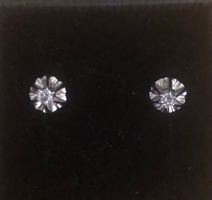 Ohrringe Ohrstecker Weissgold 750 18ct mit Brillanten