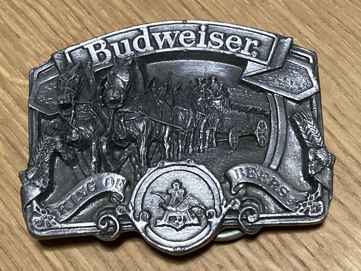 Budweiser Fibbie per cinture: Gurtschnalle USA Western Budweiser – Nuovo (secondo la descrizione) da Boll venduto da Jopp1