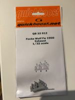 1/32 FW 190D EXHAUST FÜR HASEGAWA
