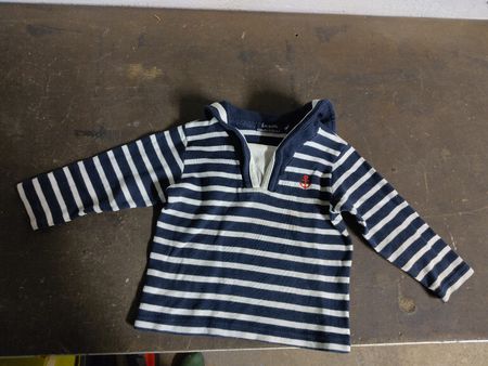 Sailor Langarmshirt "Les Petits Coeurs à la Mer", Gr. 86