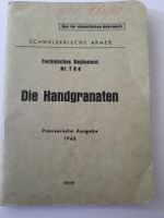 Schweizer Armee Handgranaten Reglement 1944 - Rarität! (54)