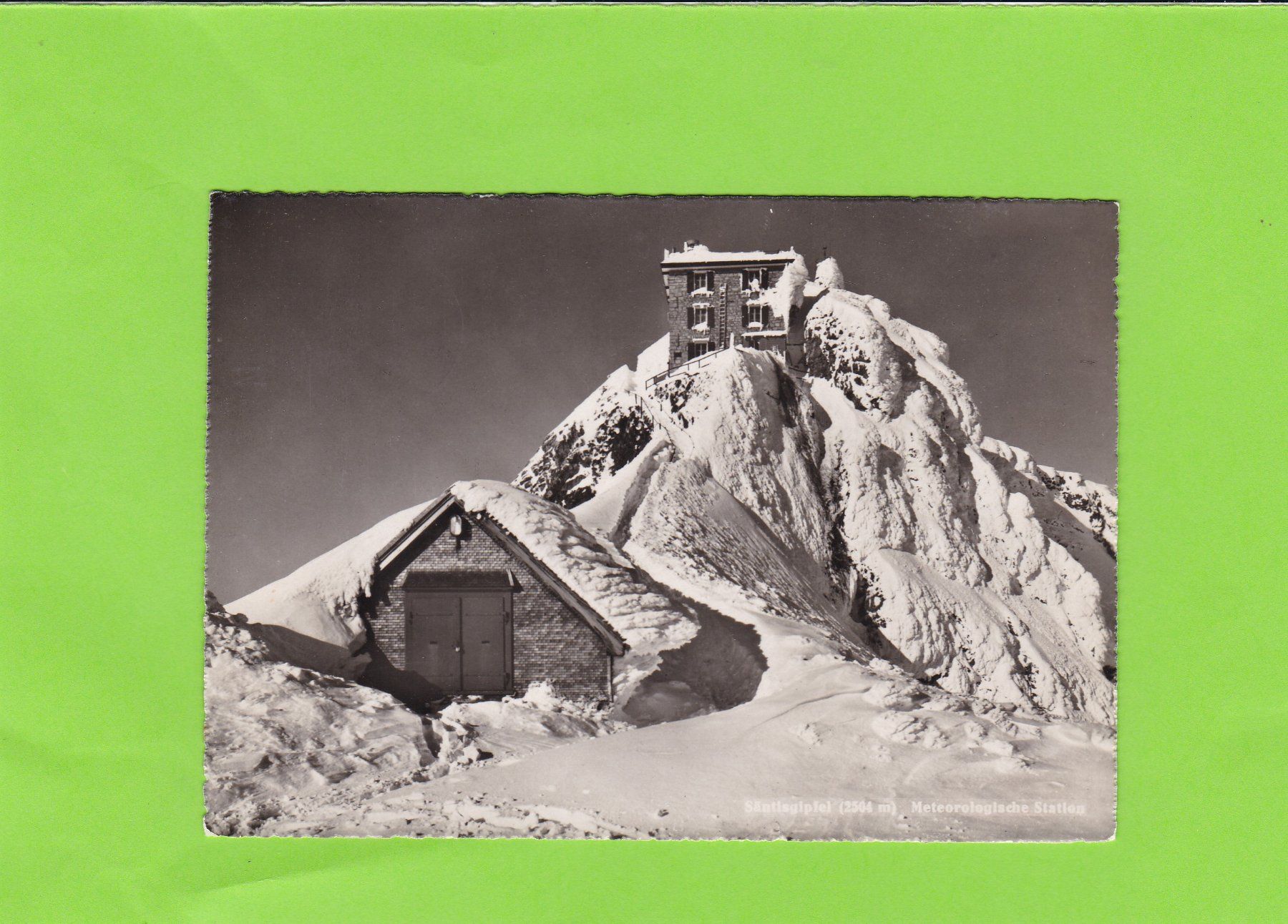 Cartoline postali: Säntis-Observatorium – Usato da St. Peterzell venduto da neckertal