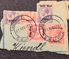 Timbres Afrique du Sud-Ouest 1923 oblitérés