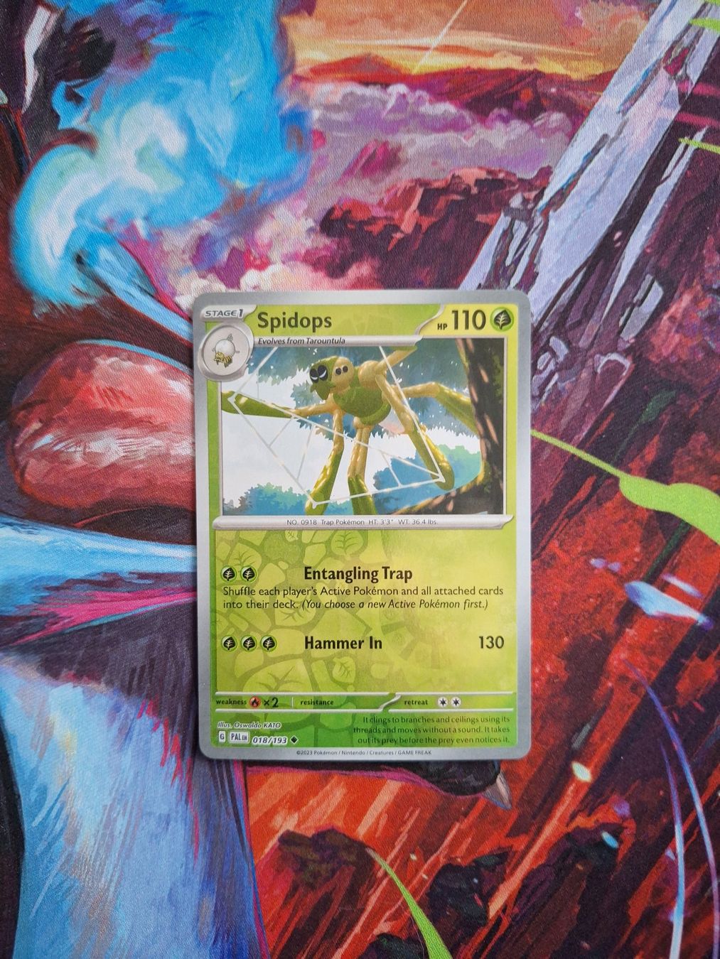 Pokémon Carte collezionabili: Spidops - Reverse Holo - Pokemon Paldea Evolved – Usato da Altstätten SG venduto da GGsGameshop