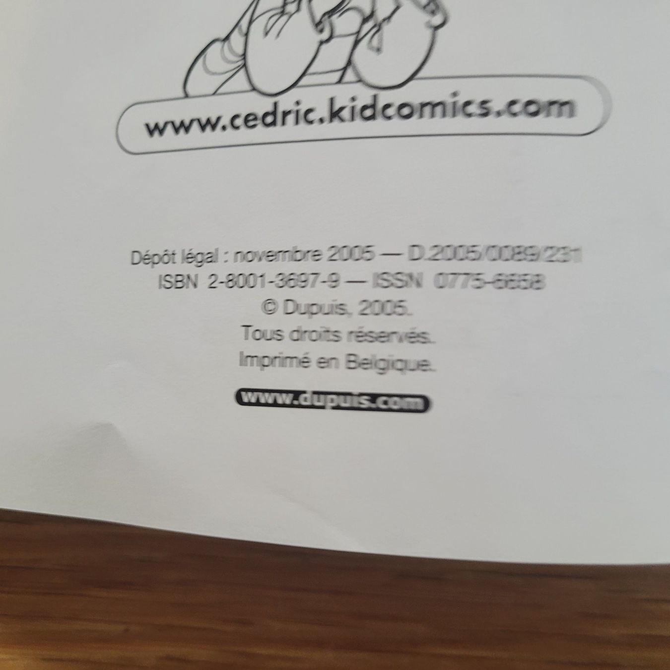 Fumetti: BD EO Cédric Tome 20 J'ai Fini – Usato da Biel/Bienne venduto da Destockweb 3