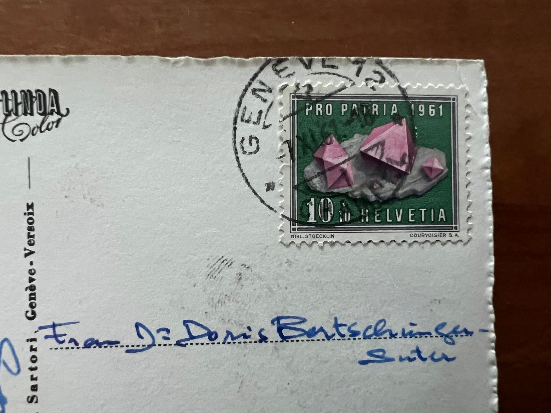 Cartoline postali: AK  1961 Genf    (G2104) – Usato da Hinwil venduto da Sidi4 1