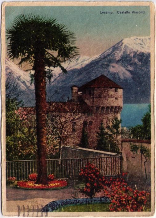 Ansichtskarten: Locarno - Castello Visconti – Gebraucht aus Binningen von Mountainrider