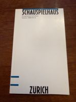 Programmheft Schauspielhaus Zürich 1990/91 gebraucht
