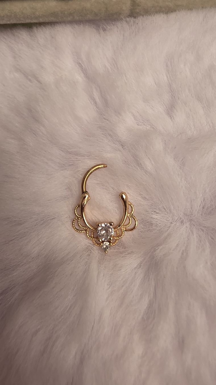 Gioielli per piercing: Septumpiercing mit Stein – Nuovo (secondo la descrizione) da Widen venduto da kev_f5vk 1