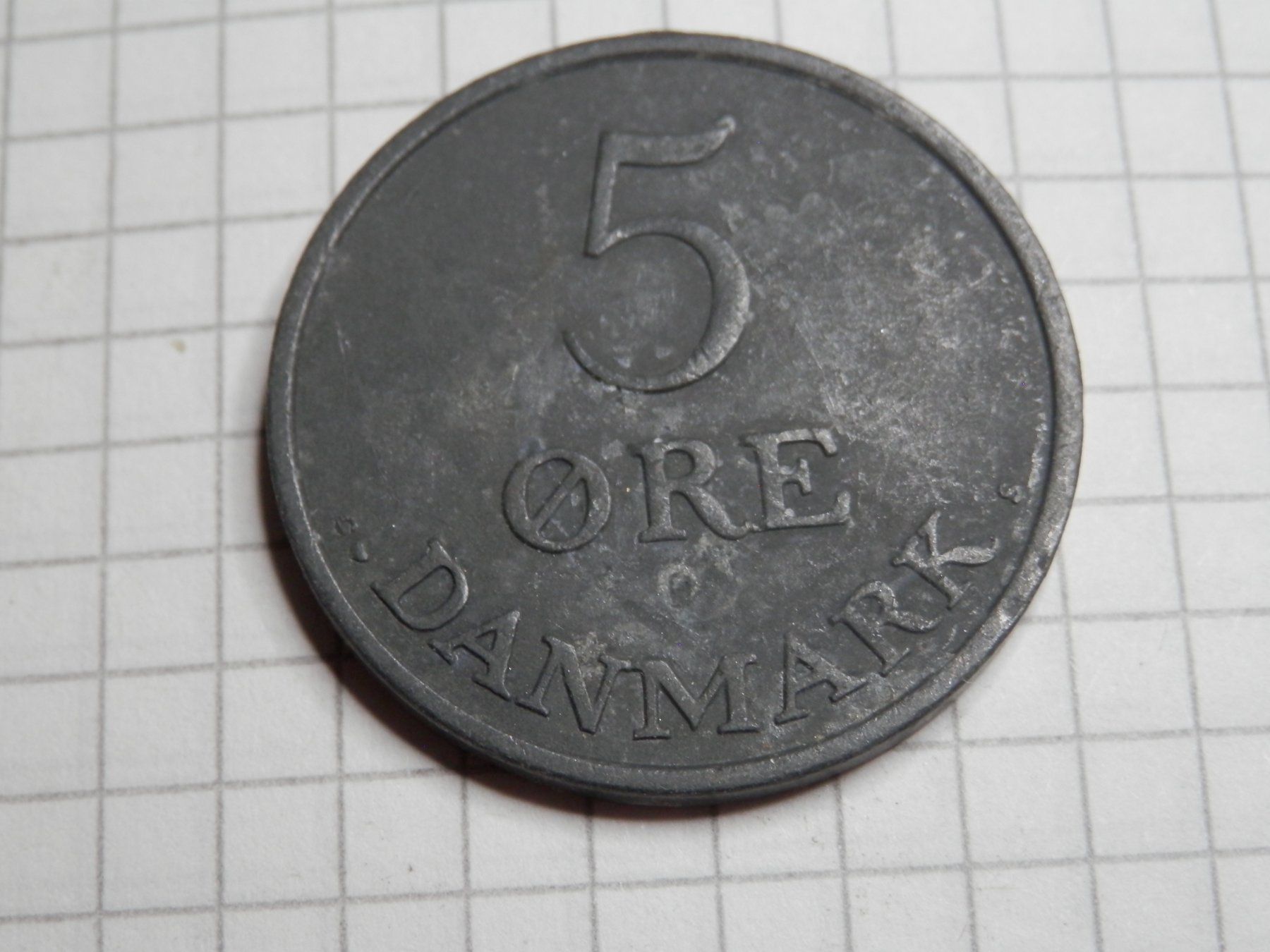 Alle Münzen: Dänemark  5 Öre, 1956 – Gebraucht aus Weiach von weiach81