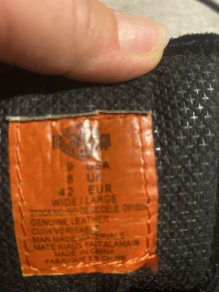 Harley-Davidson Scarpe da uomo: Harley Davidson Boots Leder Schwarz Grösse 42 – Usato da Watt venduto da Willis4 1
