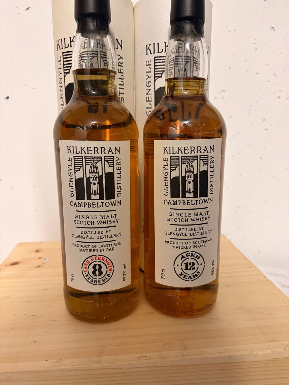 Springbank Bevande alcoliche: Kilkerran Bundle (8yo Batch 2, 12yo first release) – Nuovo e nell'imballaggio originale da Tennwil venduto da Goodwood18 1