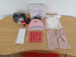 UV Nagellack Set mit LED Lampe, neuwertig!