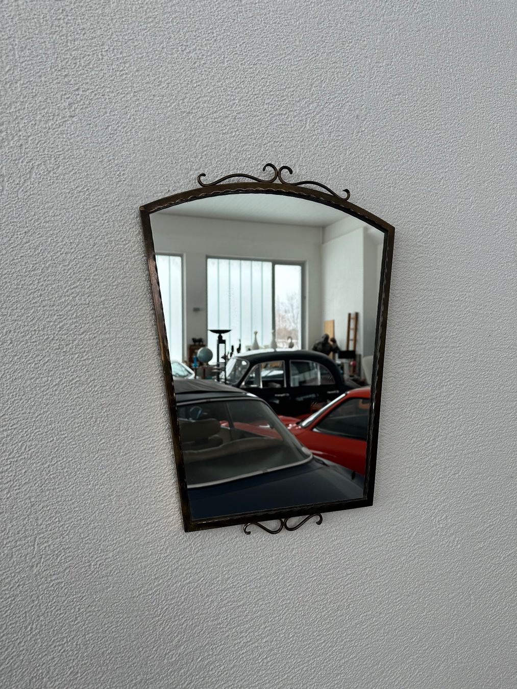 Specchi: Vintage Messing Wandspiegel – Usato da Zürich venduto da frauflufelberg 1