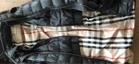 Burberry Wintermantel schwarz Gr. S