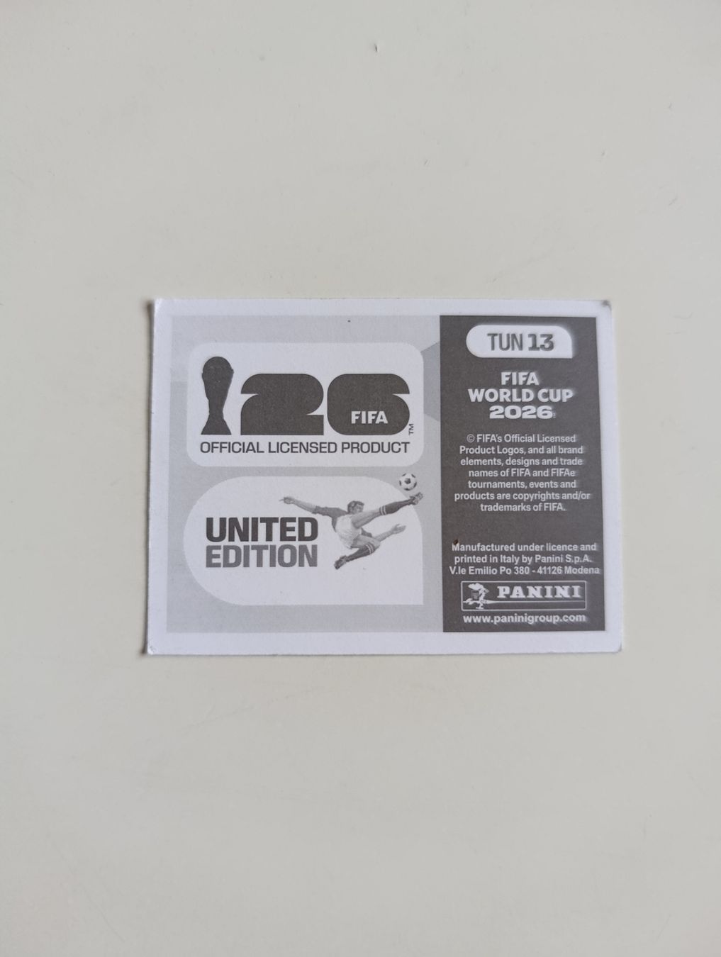 Panini Sammelbilder & Trading cards: Panini World Cup 2026 TUN 13 – Neu (gemäss Beschreibung) aus Lavey-Village von pas_7xd2 1