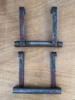 2x Metall Geländerhalterungen