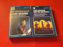Cliff Richard & The Shadows - Zwei Musikkassetten Top!
