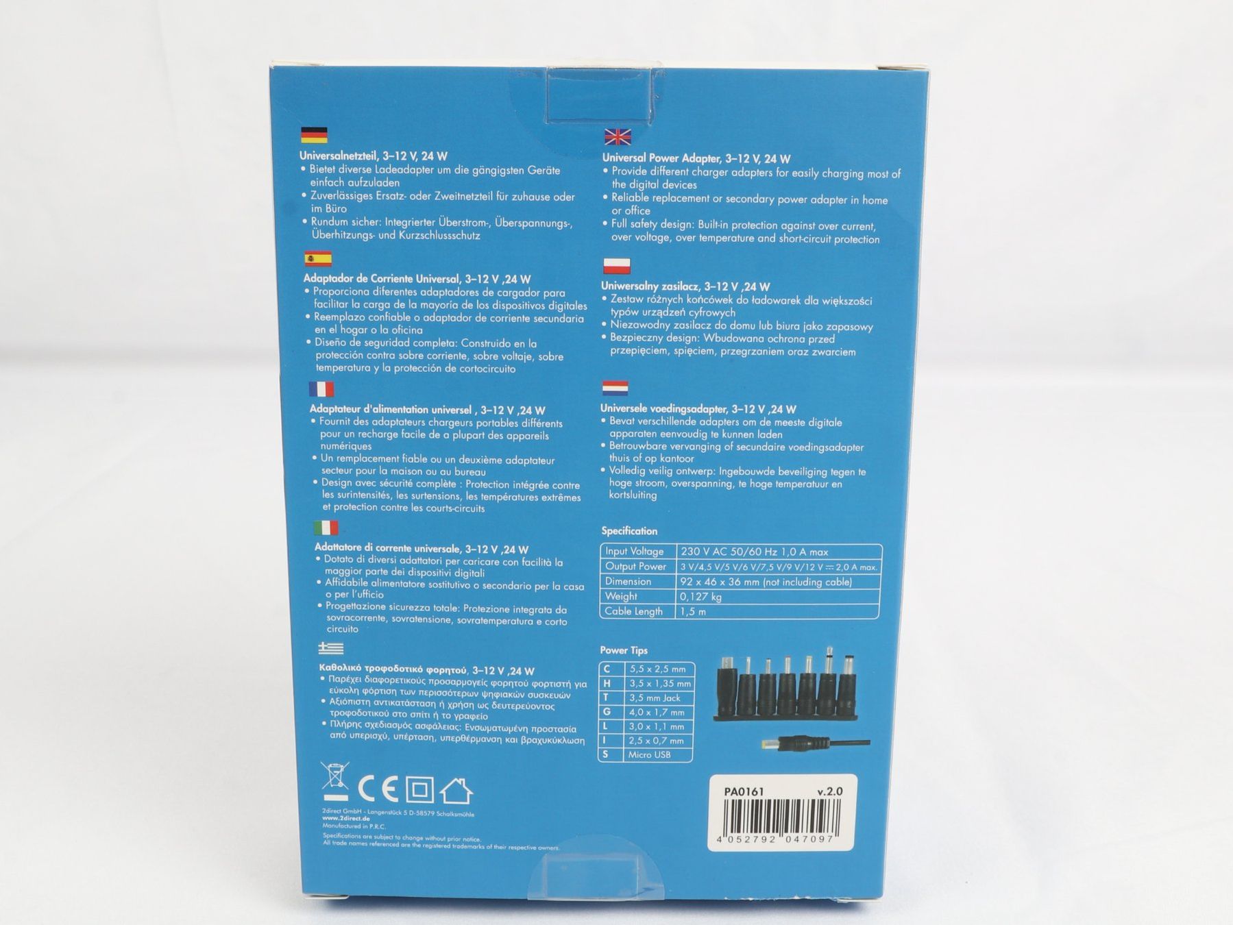 Unità & Adattatore: LOGILINK 3-12 V Universal Power Adapter – Nuovo (secondo la descrizione) da Steinen venduto da Restwert_Steinen 7