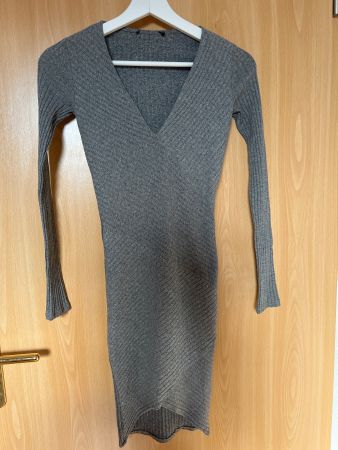 Graues Strickkleid Gr. XS