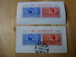 Top ++ Jubiläumsblock 1937 + gestempelt & ungebraucht