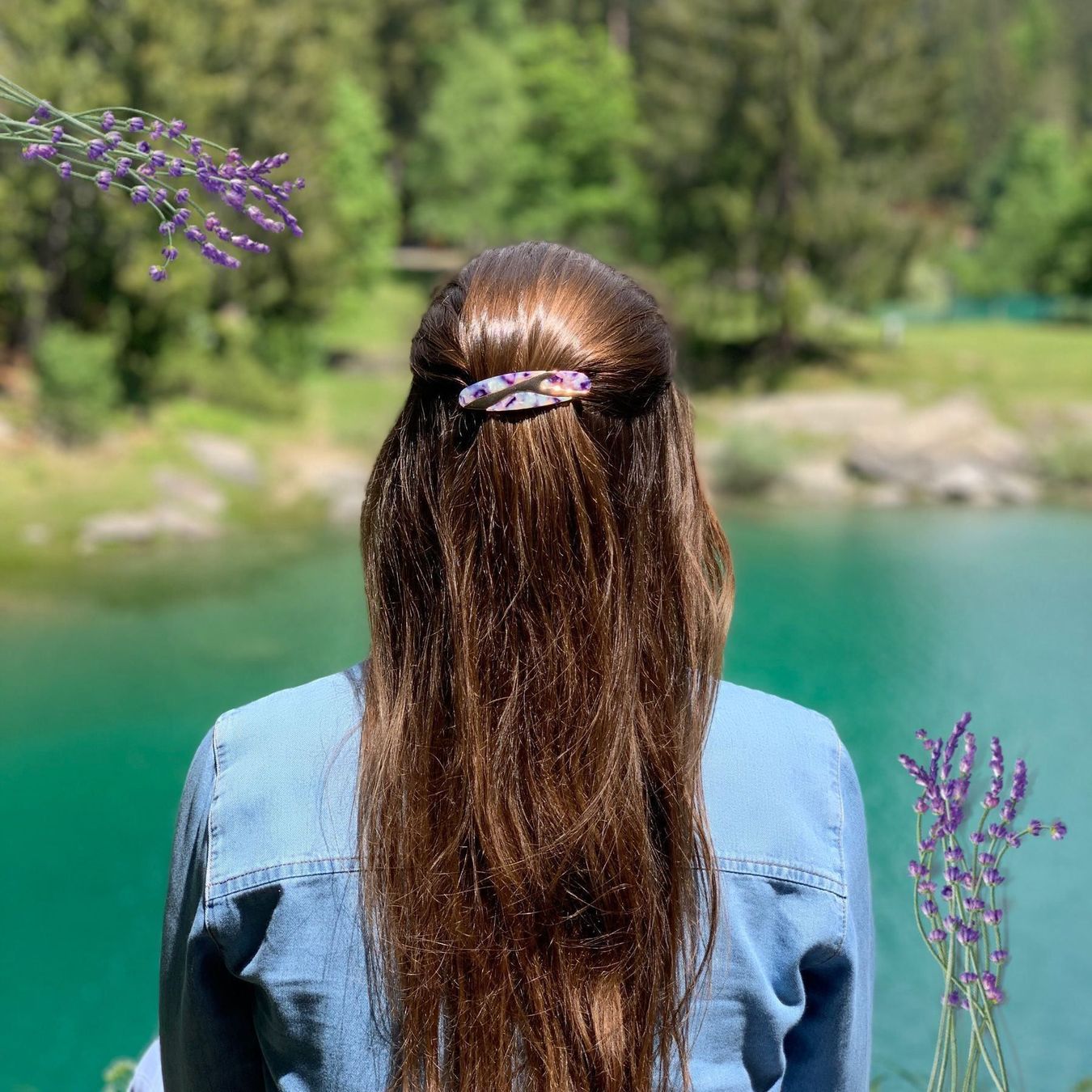 Accessori per capelli: Lavender :: Hairclip Haarspange – Nuovo (secondo la descrizione) da Horgen venduto da missistore 1