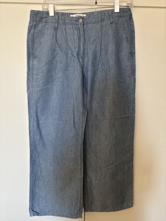 Brax Sommerhose Gr. 38 Leinen-Mix Top Zustand!