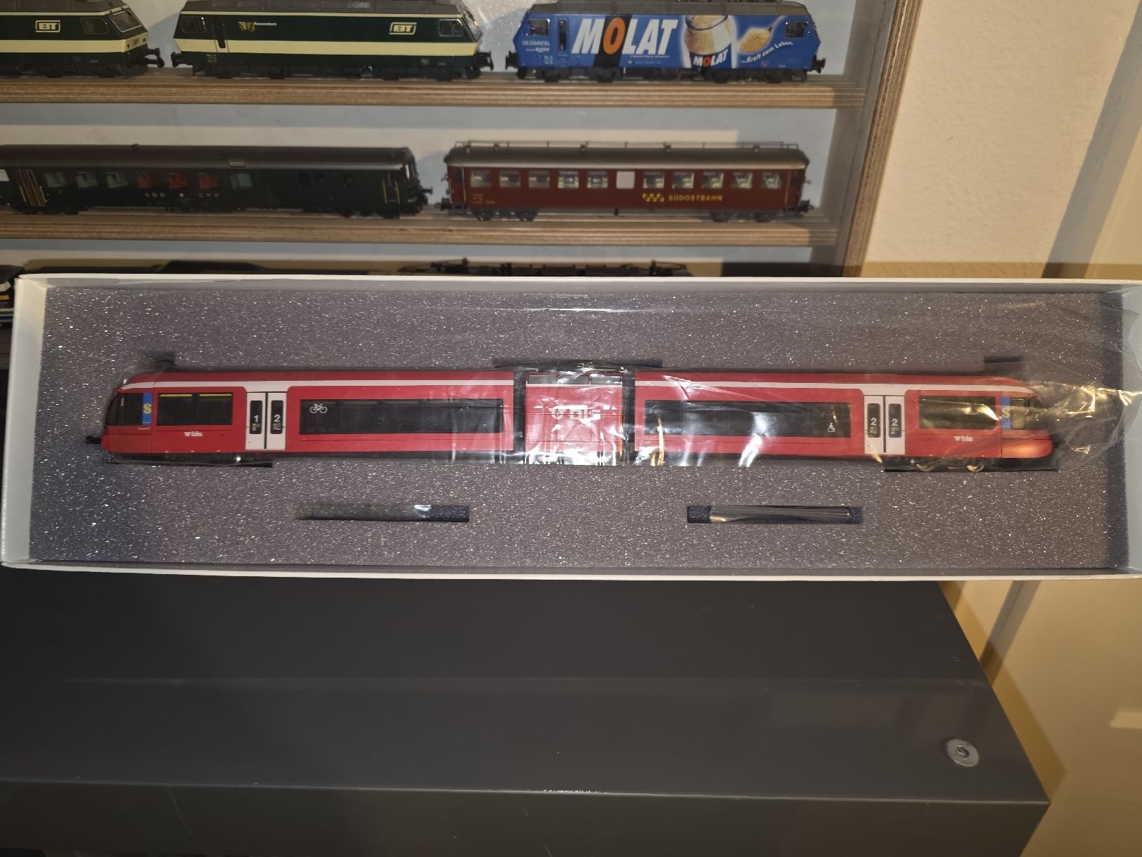 Hag Modellini di ferrovie: H0 HAG Gtw 2/6 BLS DC Digital – Usato da Müllheim Dorf venduto da Erdal12