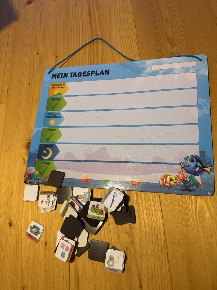 Lavagne: Tagesplan Magnettafel Kinder – Usato da Baar venduto da saelisilbaer 3