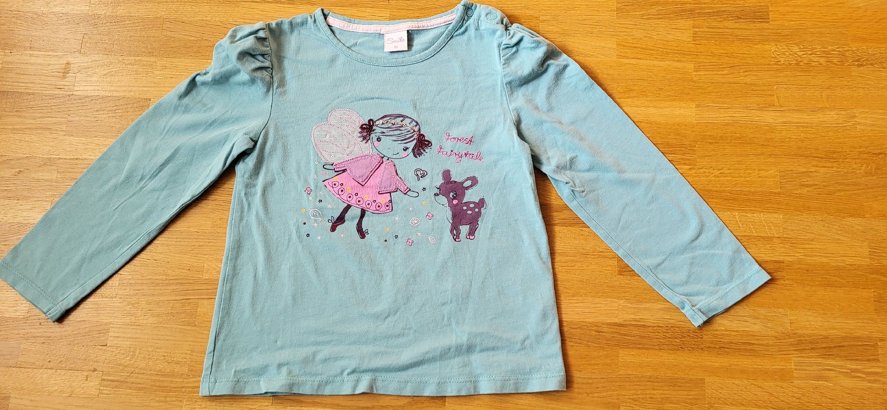 Blusen, T-Shirts & Tops: Langearm T-Shirt Mädchen Smile 98cm – Gebraucht aus Oberwil BL von Manue1974