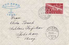 Pro Aero Sonderflug Lausanne - Locarno 1946