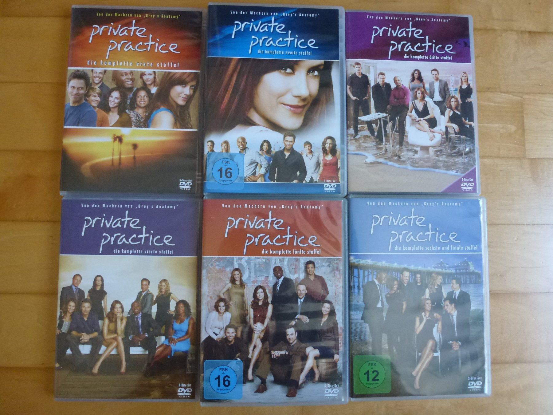 Alle DVDs: Private Practice - Staffel 1-6 (30 DVDs) – Gebraucht aus Bern von Frebo