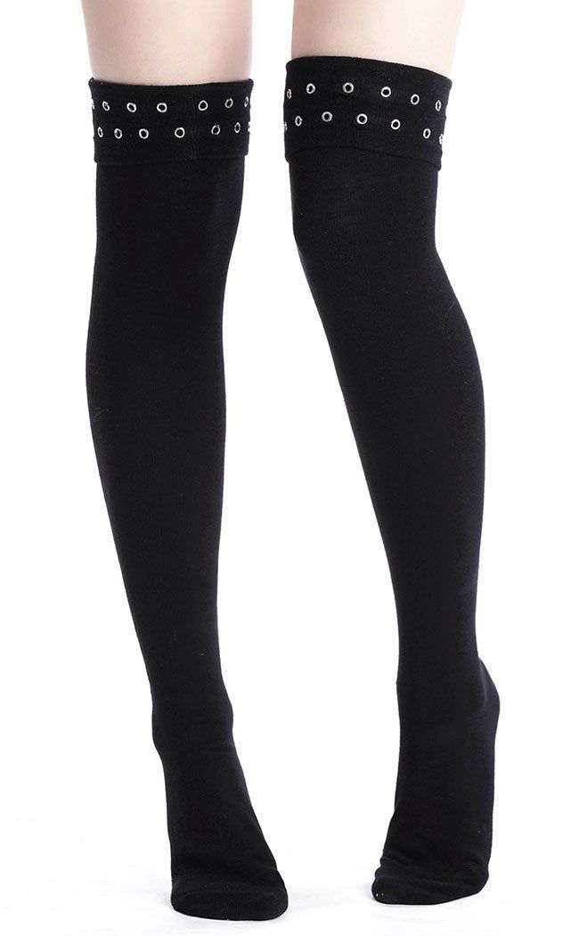Socken: 2 Paar Long Socks von Killstar – Neu und originalverpackt aus Zürich von Immoertel 1